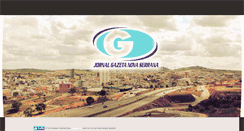 Desktop Screenshot of gazetans.com.br